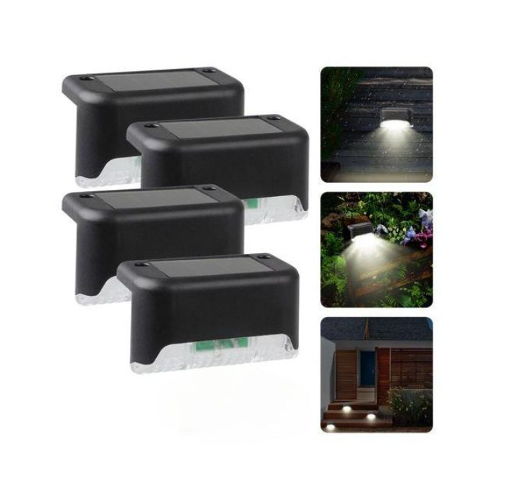 Pack lampes solaires extérieures adhésif puissant IP65